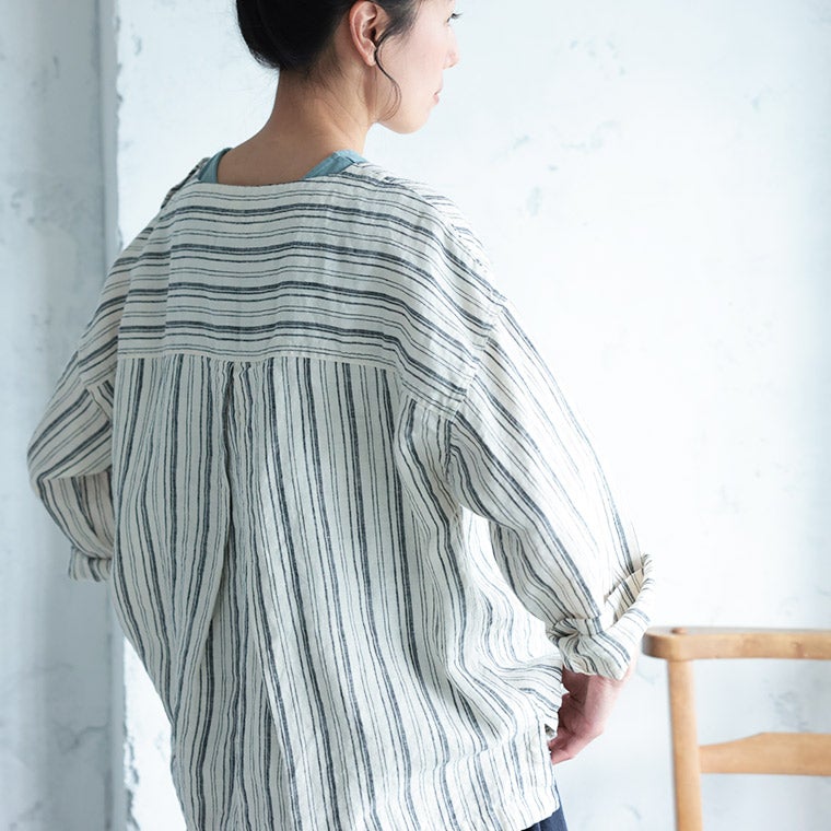 わがまま別注」ストライプなリネンTee | soulberry わがまま別注」ストライプなリネンTee | soulberry