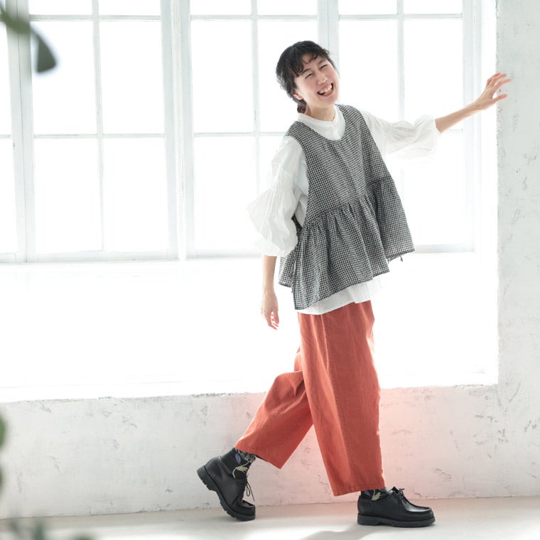 ソウルベリー　「わがまま別注」ギンガムな、おねがいベスト　Lサイズ　試着のみ わがまま別注」ギンガムな、おねがいベスト | soulberry