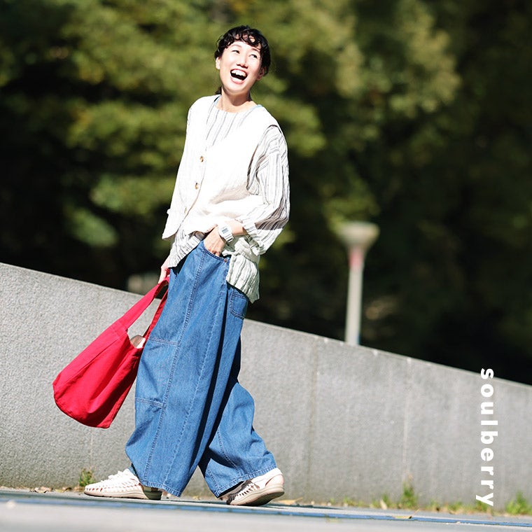 夏の日差しに、さらっと穿きたいデニムのパンツ | soulberry