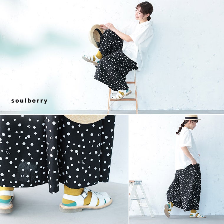 しゅわしゅわドットのキュロット | soulberry