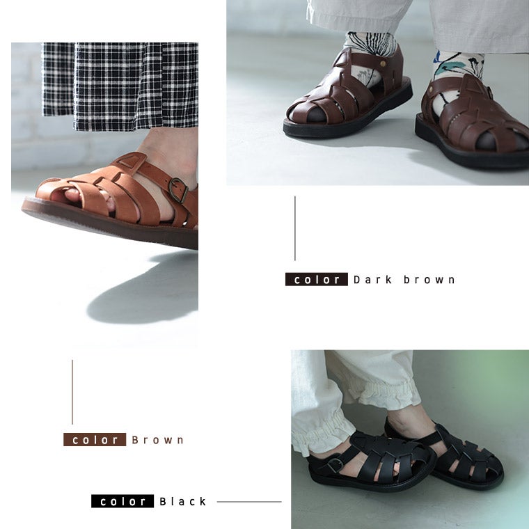 soulberryせれくしょんOrganichandloomのグルカサンダル(GURKHA