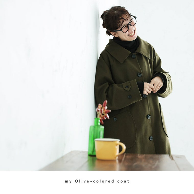 9月上旬より順次出荷】［me］私のオリーブ色のコート | soulberry